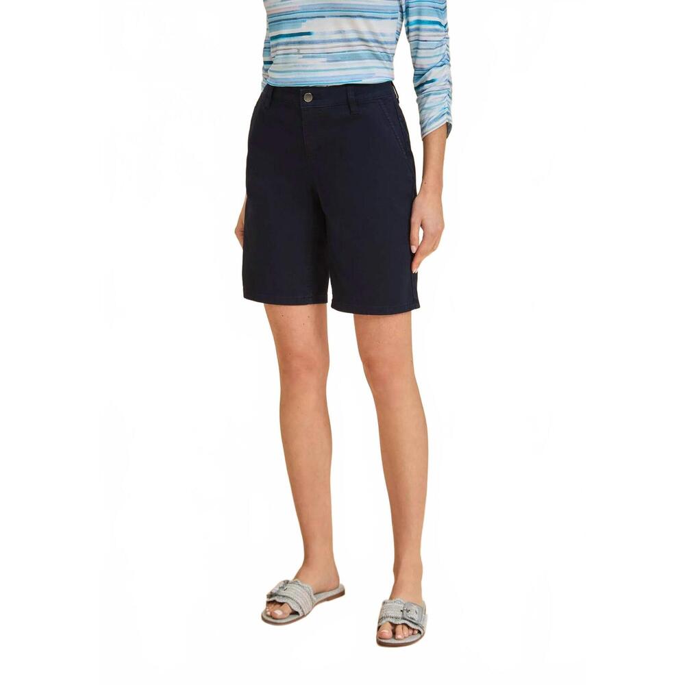 NEW FDJ olivia bermuda shorts in navy